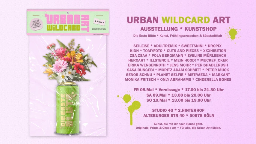 URBAN WILDCARD ART * Die Erste Blüte