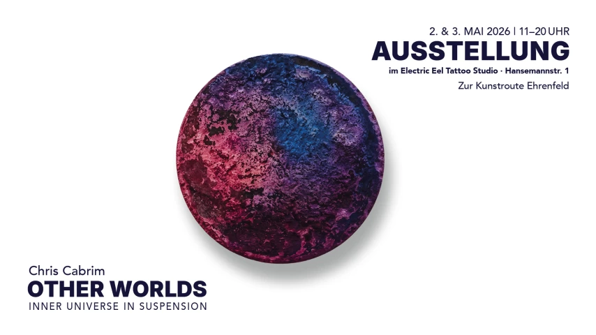 Ausstellung Other Worlds zur Kunstroute Ehrenfeld | Chris Cabrim – Inner Universe in Suspension