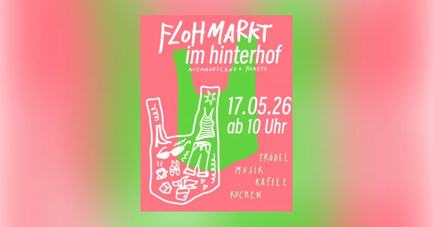 Flohmarkt im Hinterhof | Rakete x Niemandsland e.V. Düsseldorf
