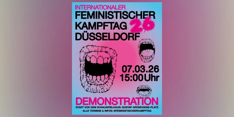 DEMONSTRATION: Feministischer Kampftag 2026 | Düsseldorf