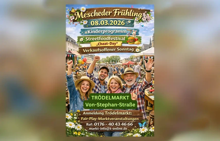 "Mescheder Frühling" in der Innenstadt - mit Trödelmarkt