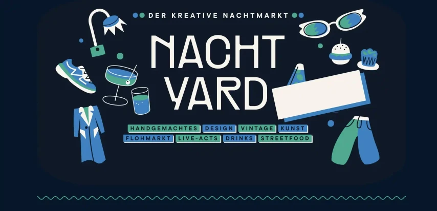 Nachtyard - Der kreative Nachtmarkt am RheinRiff Düsseldorf