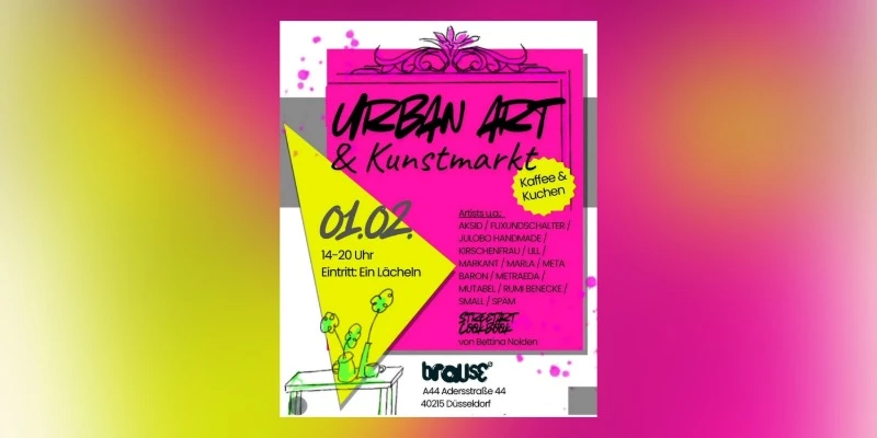 Urban Art & Kunstmarkt x Queeres Zentrum Düsseldorf