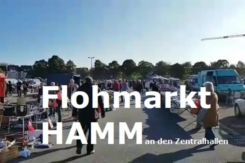 Trödelmarkt Hamm NRW an den Zentralhallen Messegelände