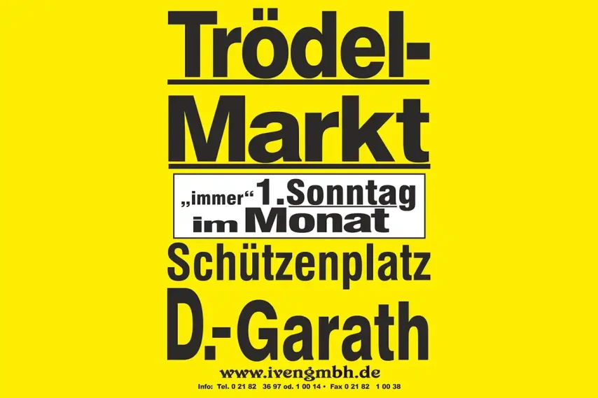 Trödelmarkt Schützenplatz Düsseldorf Garath