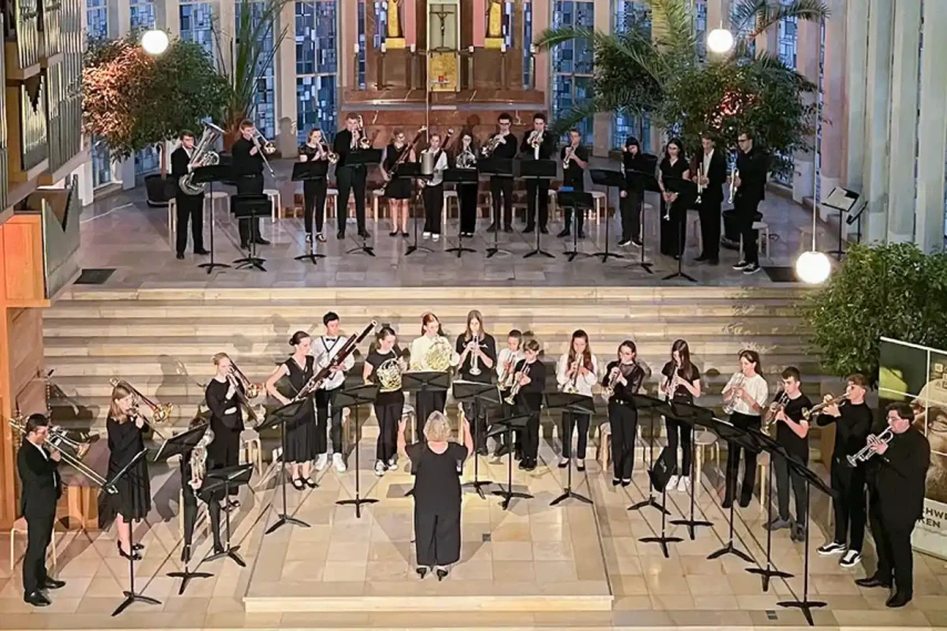 Musikschule Mönchengladbach: Teachers on stage
