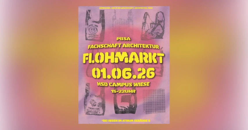 Flohmarkt der Fachschaft Architektur an der HSD | Düsseldorf