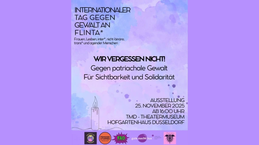 Wir vergessen nicht! | Theatermuseum Düsseldorf