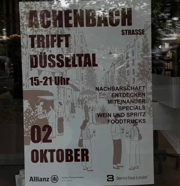 Achenbachstrasse trifft Düsseltal | Nachbarschaftsfest in Düsseldorf