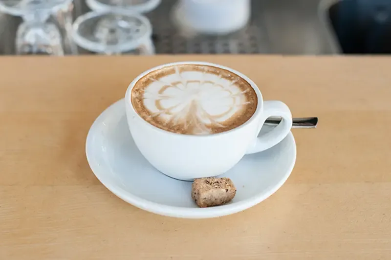 Cappuccino im KIT Café