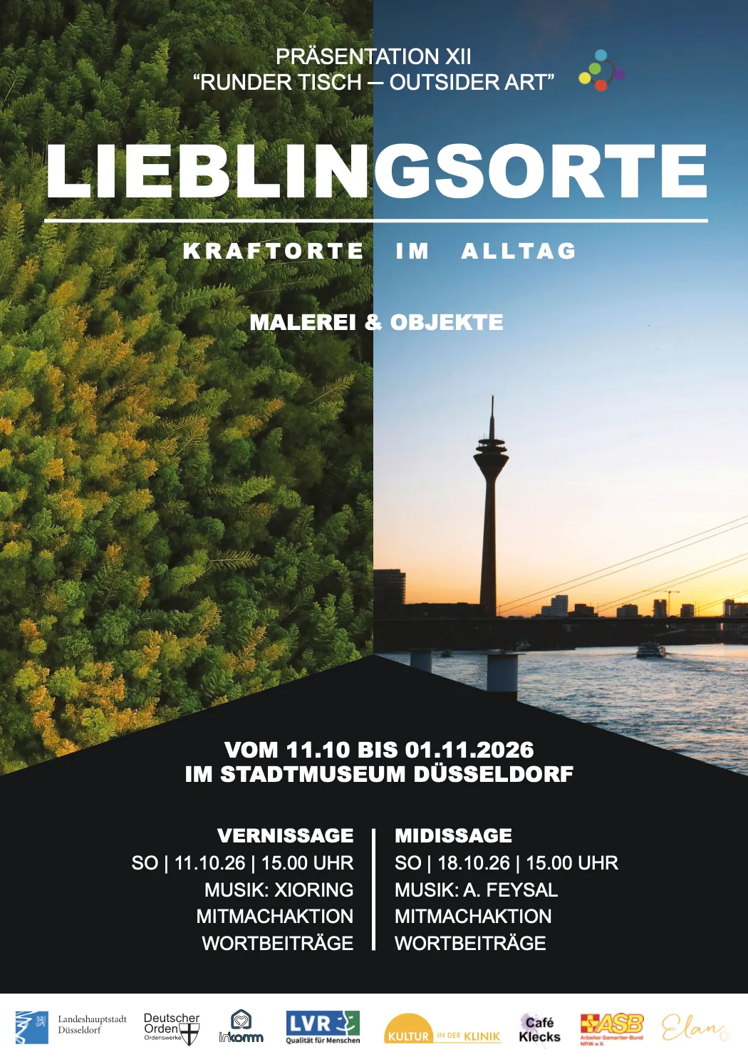 Lieblingsorte – Kraftorte im Alltag – Malerei und Objekte | Stadtmuseum Düsseldorf