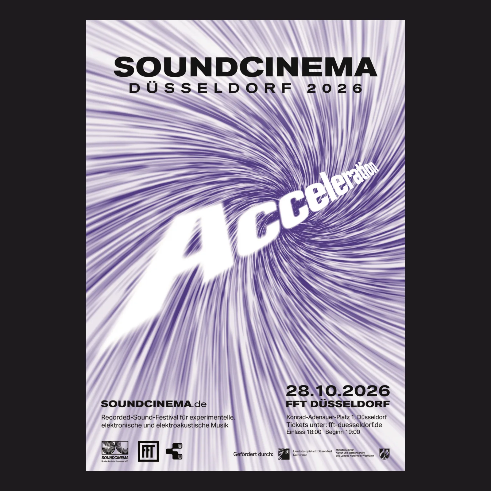 Soundcinema Düsseldorf 2026: Acceleration