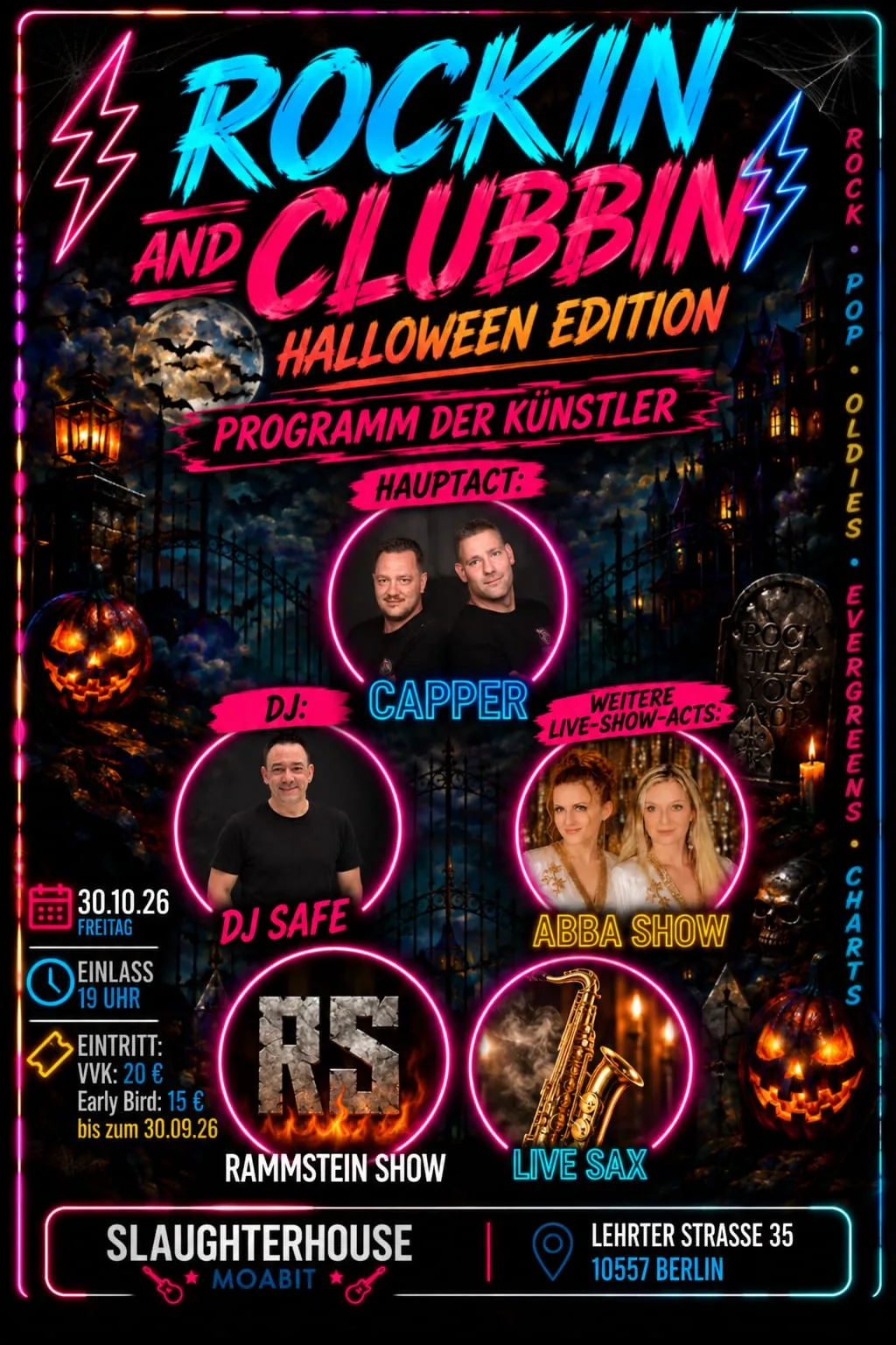 Rockin and Clubbin Halloween Edition